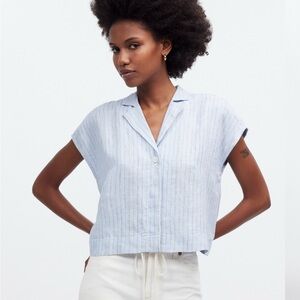 NWOT Madewell 100% Linen Top